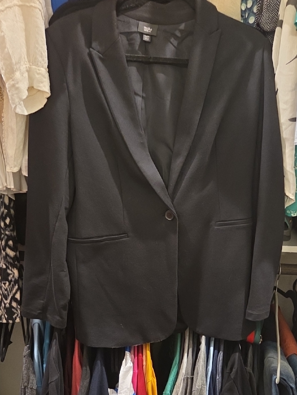 Mossimo Supply Co. Black Single-Button Women's Blazer